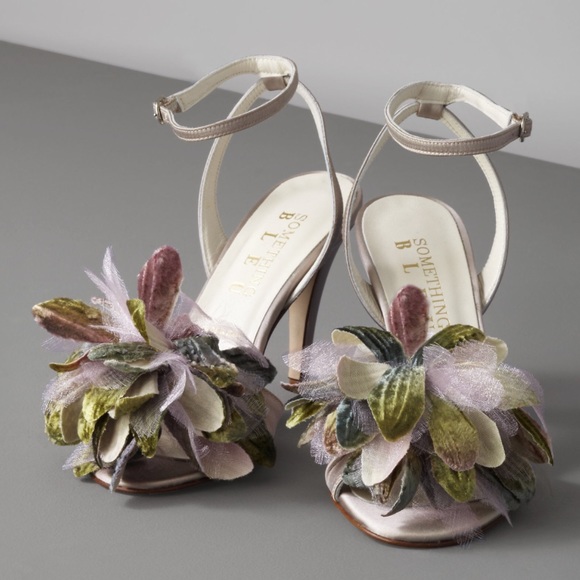 Anthropologie Shoes - Anthropologie BHLDN something bleu agave peep toes